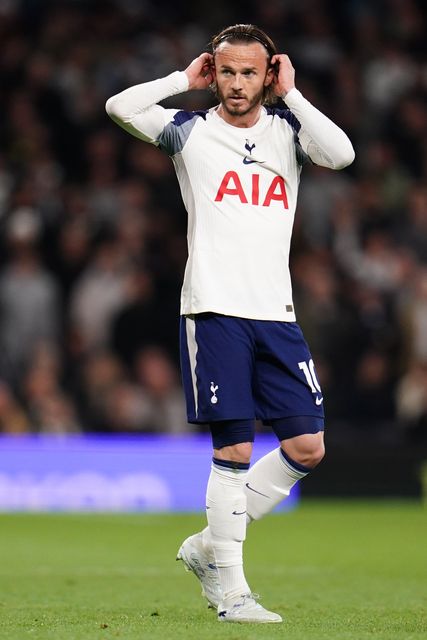 James Maddison of Tottenham Hotspur during the Premier League match Tottenham Hotspur vs Leeds United at Tottenham Hotspur Stadium, London, United Kingdom on 11 May 2026

(Photo by Harvey Murphy/News Images)