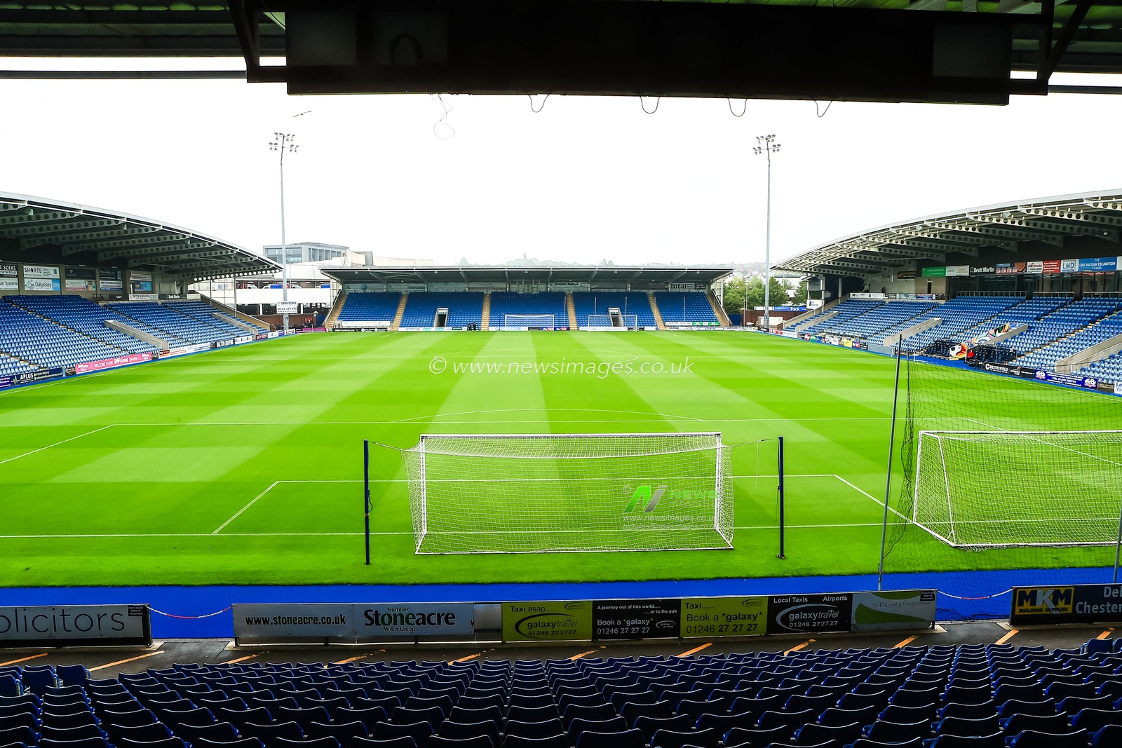A general view of SMH Stadium ahead of the Pre-season friendly match Nottingham Forest vs Monaco at SMH Group Stadiumact Stadium, Chesterfield, United Kingdom, 19th July 2025

(Photo by Richard Bierton/News Images)