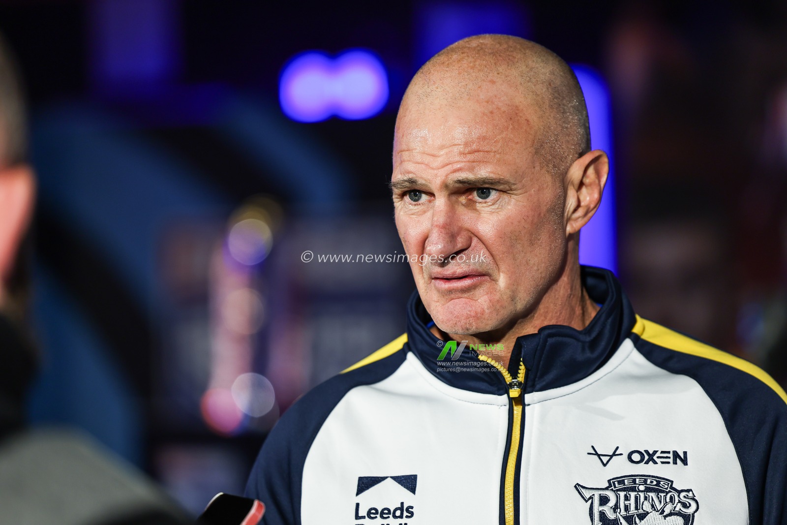 Brad Arthur Head Coach of Leeds Rhinosduring the 2025 Betfred Super League season launch at Co-op Live, Manchester, United Kingdom, 5th February 2025

(Photo by Mark Cosgrove/News Images)