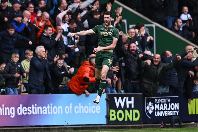 Sky Bet Championship Plymouth Argyle v Middlesbrough