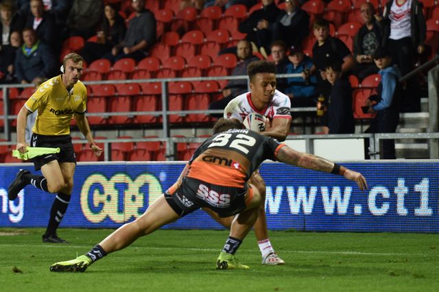 Betfred Super League Rugby Round 27 St Helens vs Castleford Tigers