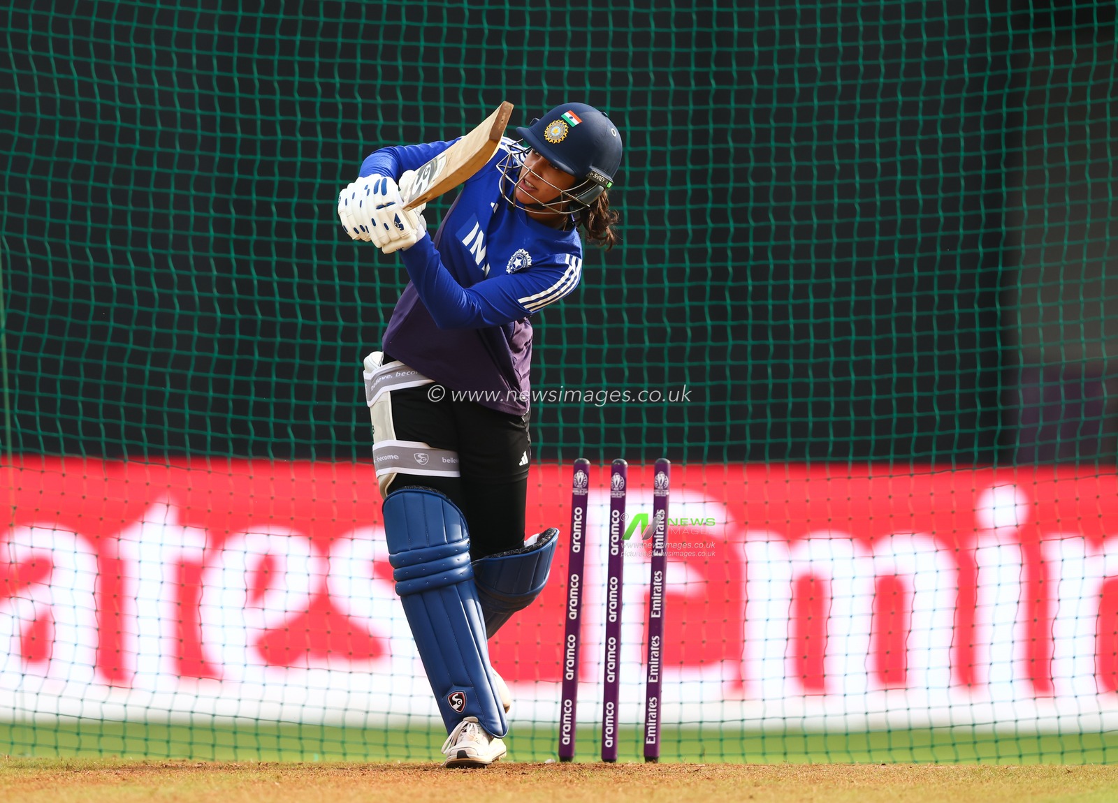 Smriti Mandhana  of India during the ICC Women's World Cup Final 2025 training session India Women vs South Africa Women at Dr. D.Y. Patil Sports Academy, Navi Mumbai, India, 1st November 2025

(Photo by Shubhajit Roy Karmakar/News Images)