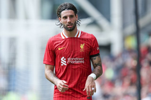 Dominik Szoboszlai of Liverpool during the Pre-season friendly match Preston North End vs Liverpool at Deepdale, Preston, United Kingdom, 13th July 2025

(Photo by Jorge Horsted/News Images)