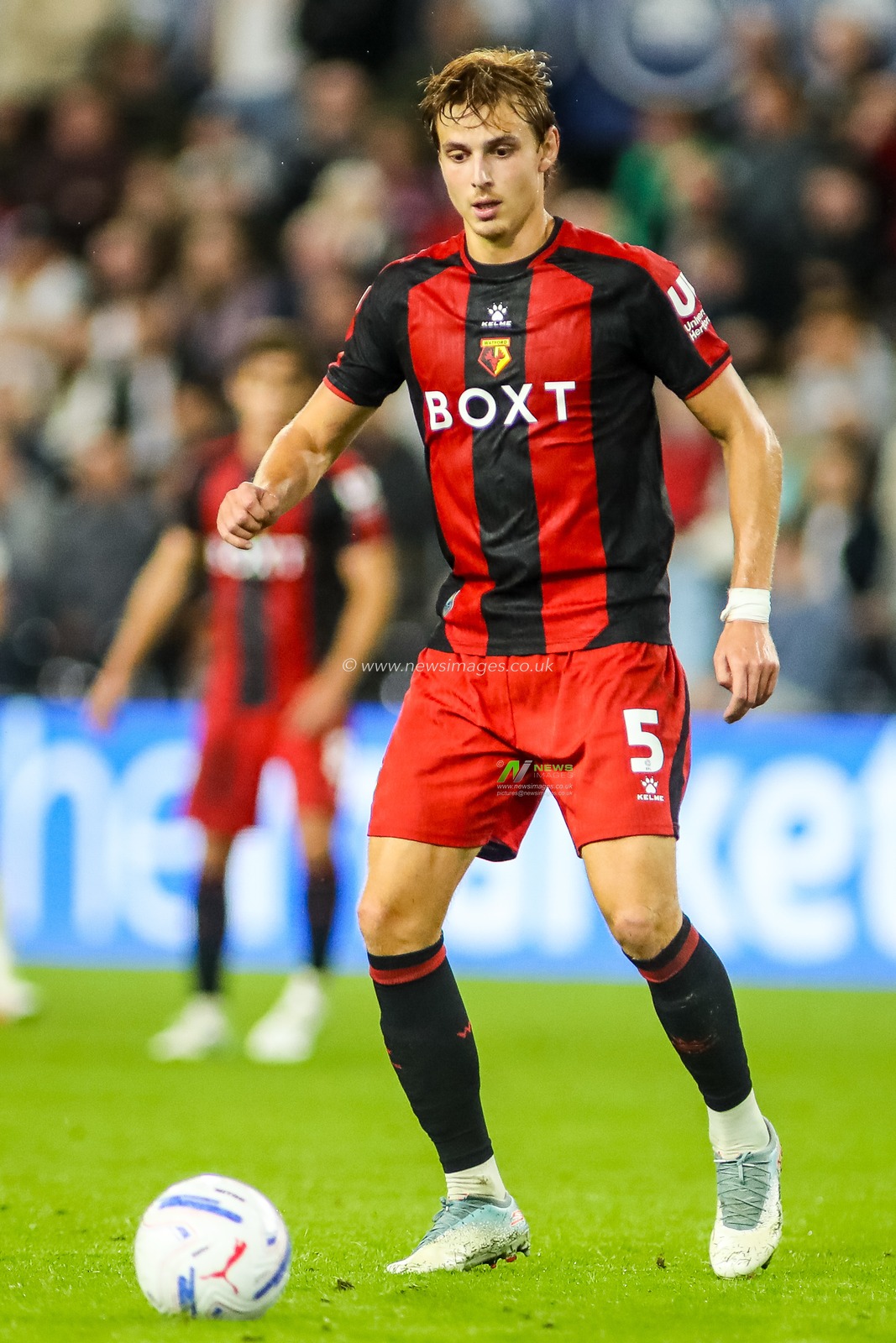 Hector Kyprianou of Watford during the Sky Bet Championship match Swansea City vs Watford at Swansea.com Stadium, Swansea, United Kingdom on 01 September 2026

(Photo by Andrew Lewis/News Images)