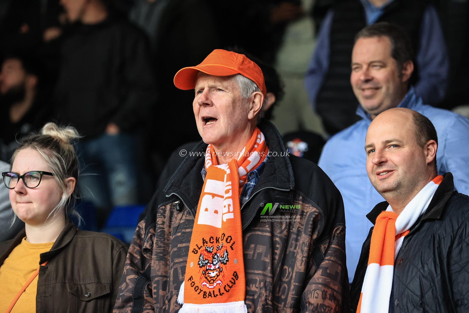 Blackpool Fans during the game