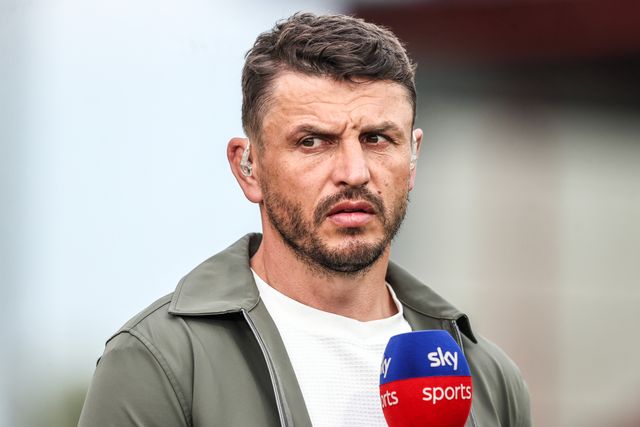 Jon Wilkin speaks on Sky Sports Rugby League ahead of the Betfred Super League round 12 match Hull KR vs Wigan Warriors at Sewell Group Craven Park, Hull, United Kingdom on 21 May 2026

(Photo by Alfie Cosgrove/News Images)
