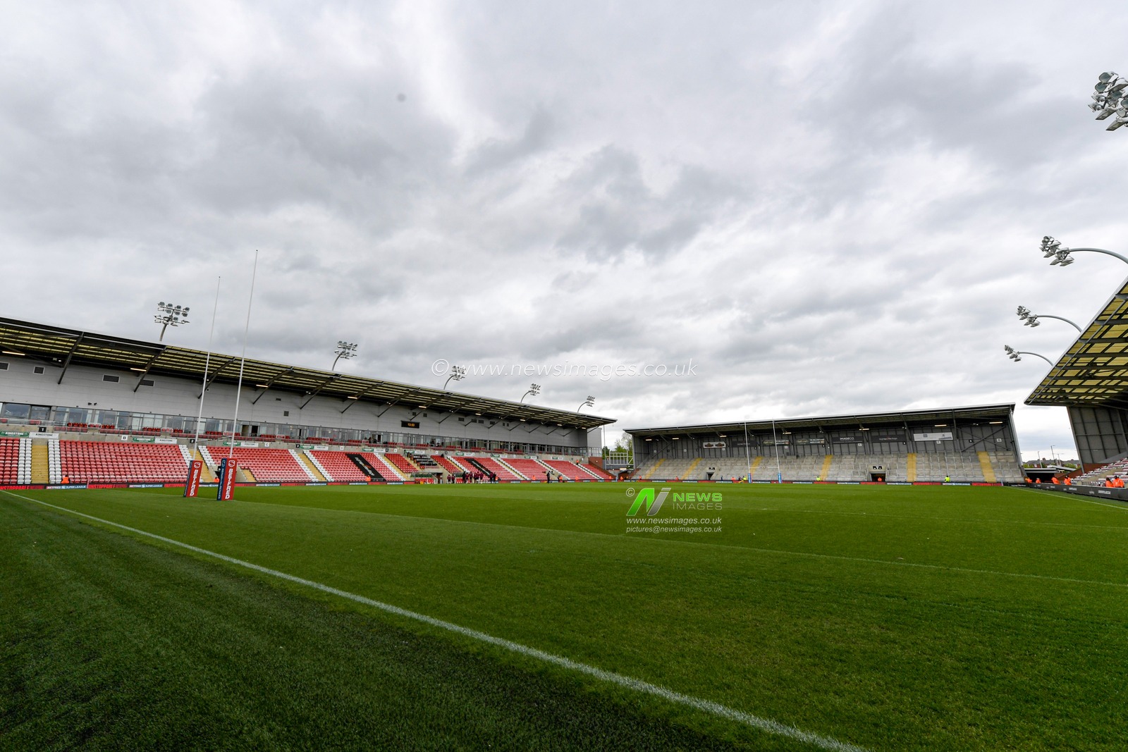 A general view of the Leigh Sports Village Stadium, the home of Leigh Centurions