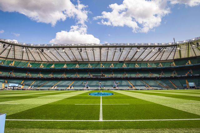 Twickenham Stadium in the build up to the Gallagher Premiership Play-off Final 2025 Bath Rugby v Leicester Tigers at Allianz Stadium, Twickenham, United Kingdom, 14th June 2025

(Photo by Craig Evans/News Images)