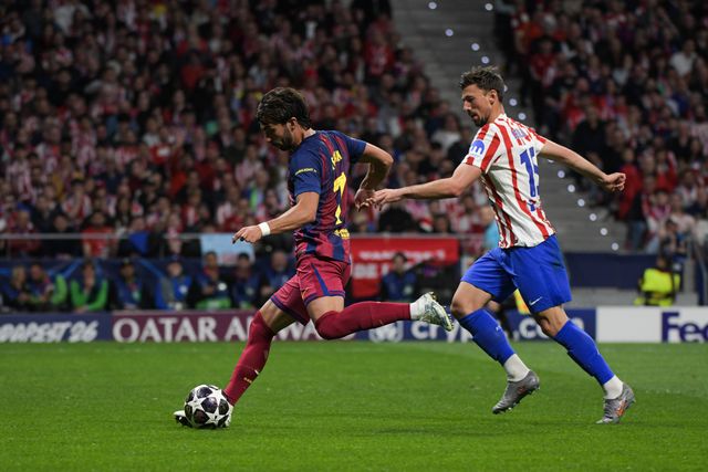 UEFA Champions League Quarter Finals Atletico Madrid v Barcelona