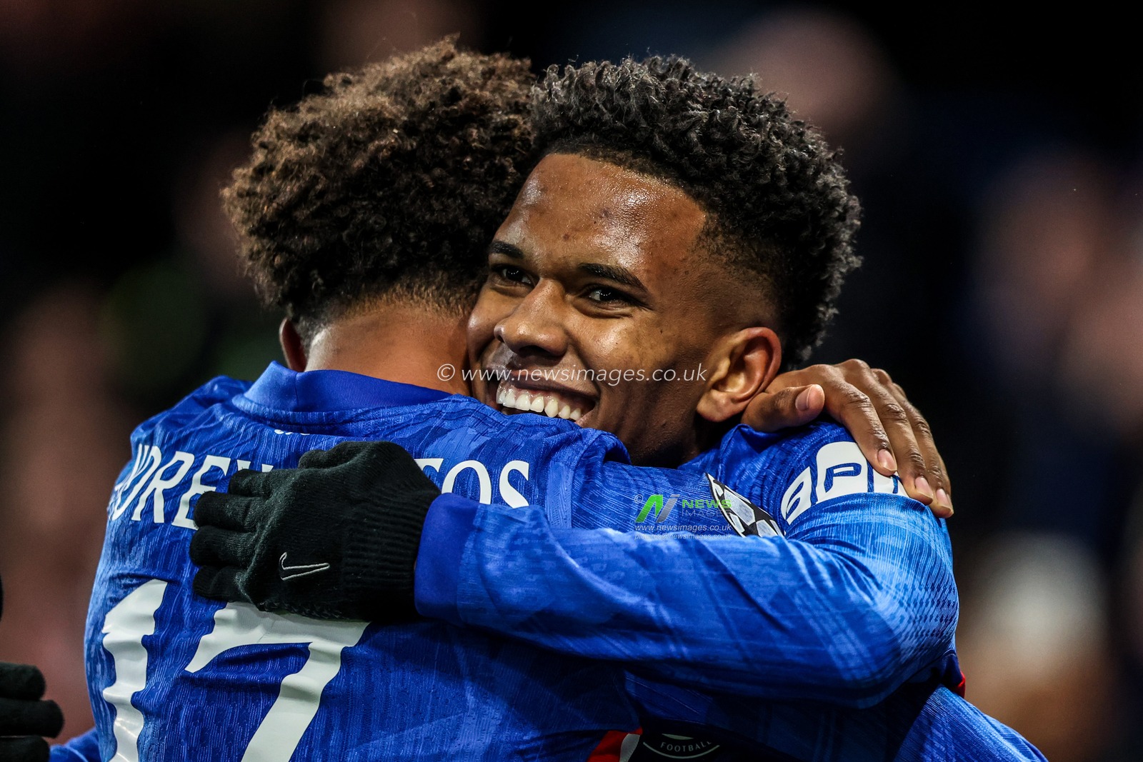 Juan Hernandez of Barcelona celebrates his goal to make it 2-0 during the UEFA Champions League Matchday 5 of 8 Chelsea v Barcelona at Stamford Bridge, London, United Kingdom, 25th November 2025

(Photo by Alfie Cosgrove/News Images)

*** GER AUT SUI OUT ***