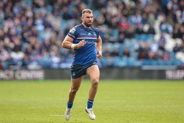 Mike McMeeken of Wakefield Trinity in action during the Betfred Super League Round 2 match Huddersfield Giants vs Wakefield Trinity at Accu Stadium, Huddersfield, United Kingdom on 22 February 2026

(Photo by Mark Cosgrove/News Images)