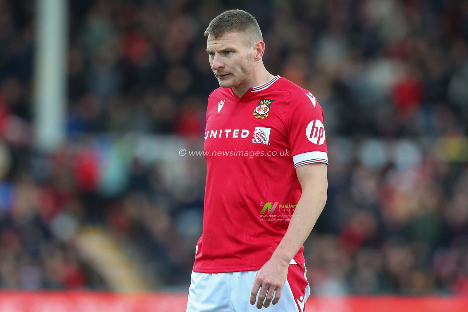 Paul Mullin #10 of Wrexham during the Sky Bet League 2 match Wrexham vs Newport County at SToK Cae Ras, Wrexham, United Kingdom, 23rd December 2023

(Photo by Gareth Evans/News Images)