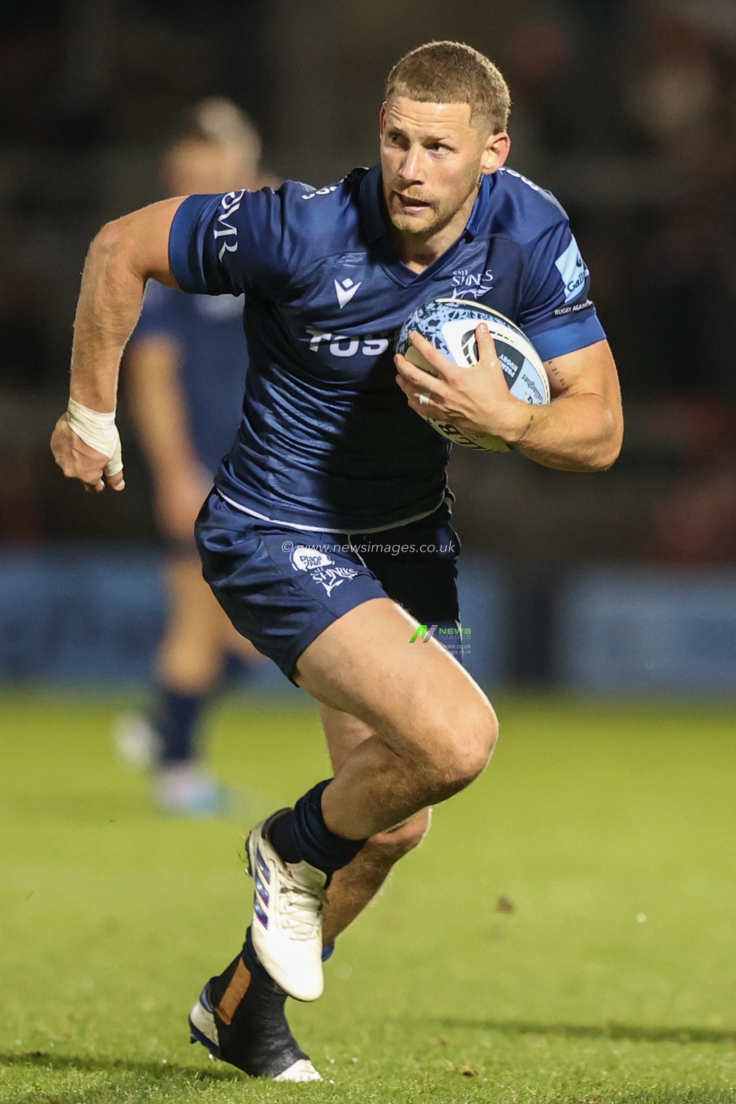 Rob du Preez of Sale Sharks during the Gallagher Premiership match Sale Sharks vs Newcastle Falcons at Salford Community Stadium, Eccles, United Kingdom, 11th October 2024

(Photo by Alfie Cosgrove/News Images)