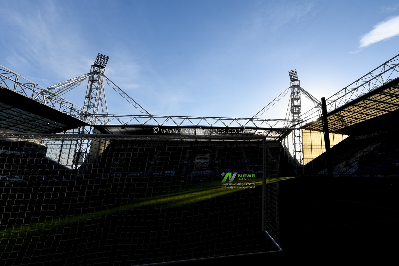 A general view of Deepdale, the home of Preston North End