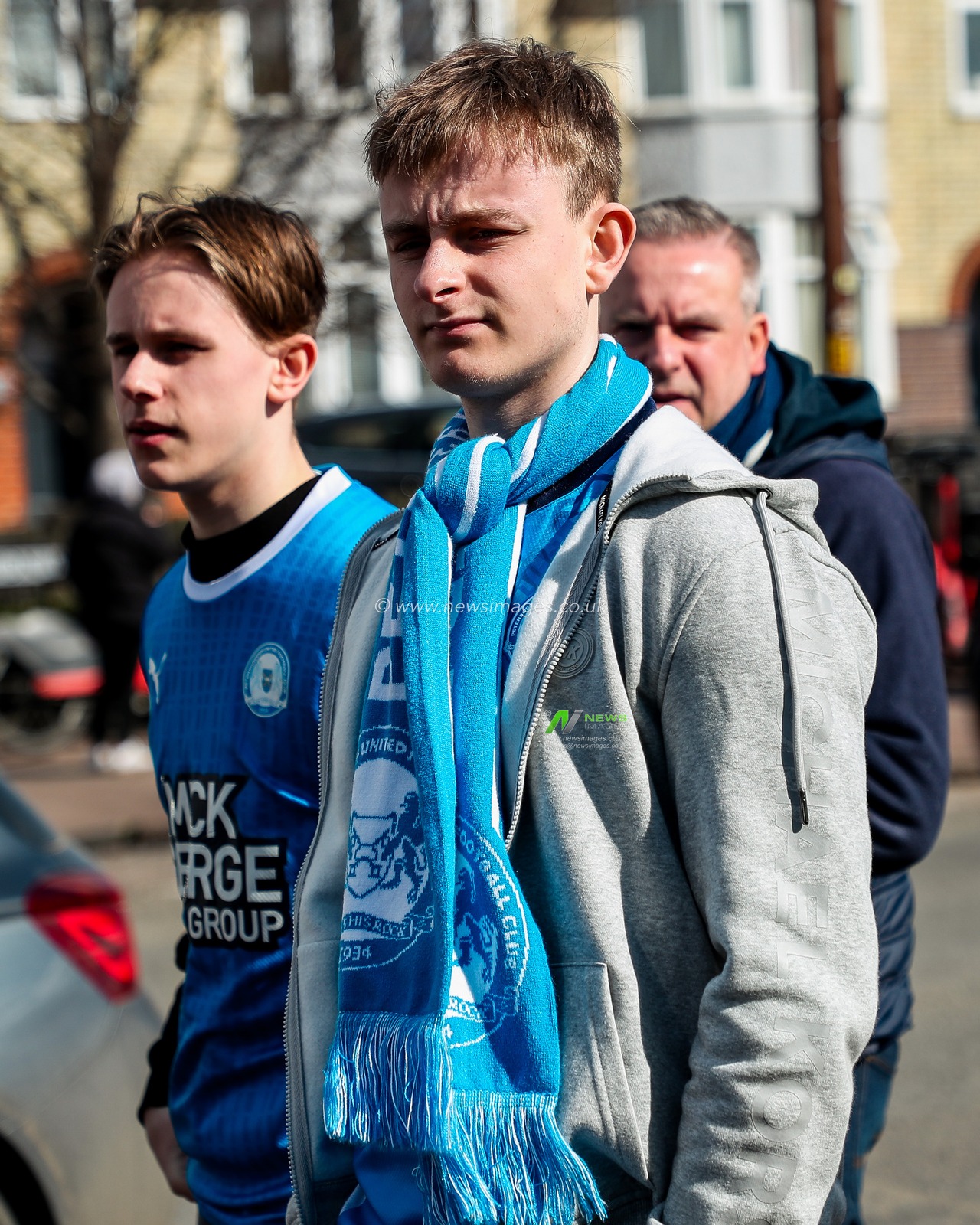 Fans arrive at the Cledara Abbey Stadium prior to the Sky Bet League 1 match Cambridge United vs Peterborough United at Cledara Abbey Stadium, Cambridge, United Kingdom, 15th March 2025

(Photo by Izzy Poles/News Images)
