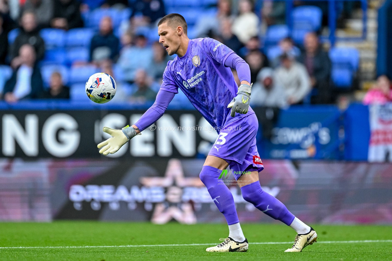 Ted Cann of Rotherham United during the The Vertu Trophy match Bolton Wanderers vs Rotherham United at Toughsheet Community Stadium, Bolton, United Kingdom, 2nd September 2025

(Photo by Adam Gee/News Images)