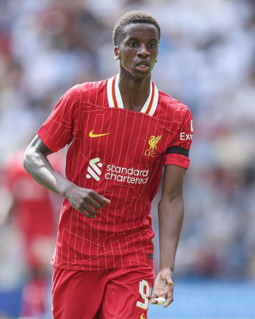Trey Nyoni of Liverpool during the Pre-season friendly match Preston North End vs Liverpool at Deepdale, Preston, United Kingdom, 13th July 2025

(Photo by Jorge Horsted/News Images)