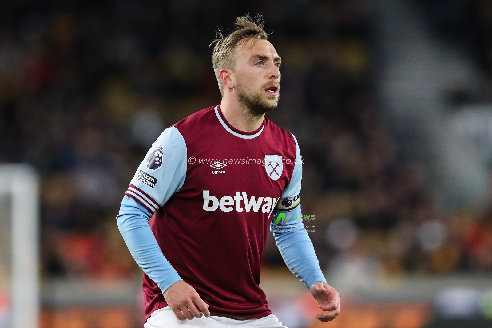 Jarrod Bowen of West Ham United during the Premier League match Wolverhampton Wanderers vs West Ham United at Molineux, Wolverhampton, United Kingdom, 1st April 2025

(Photo by Gareth Evans/News Images)