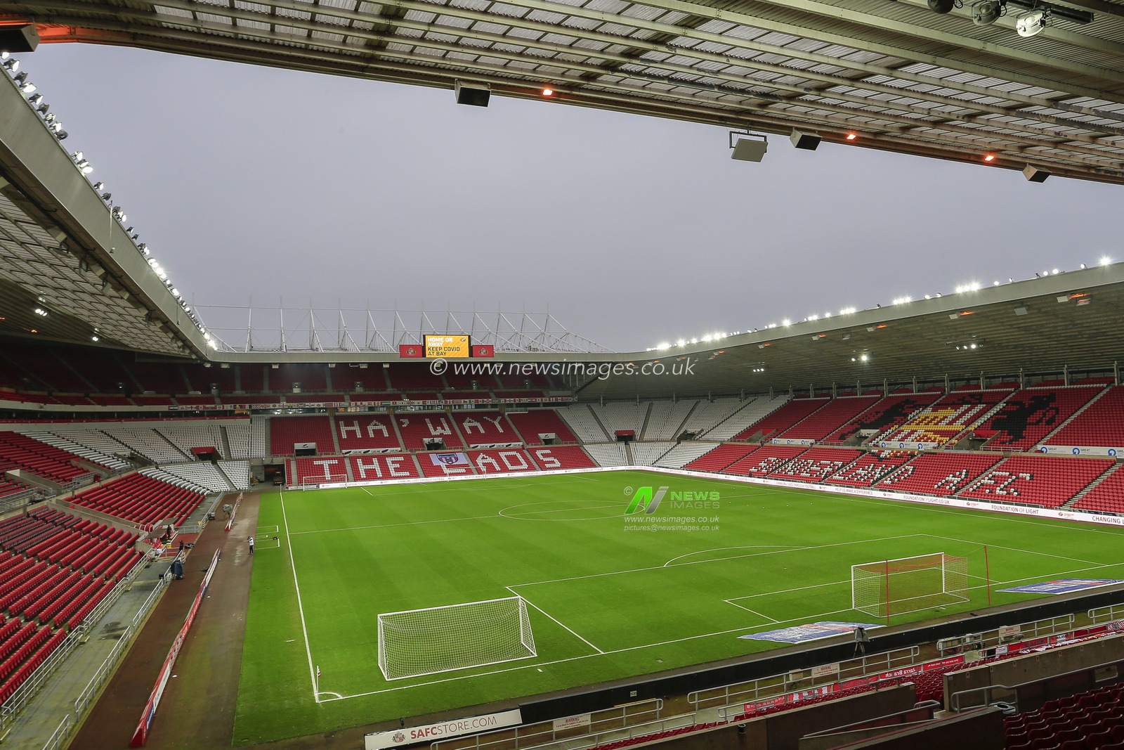 A general view of the Stadium of Light before the Sky Bet League One match between Sunderland and Milton Keynes Dons