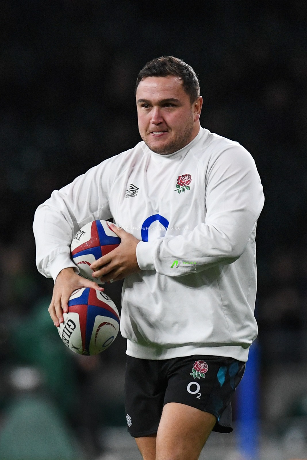 Jamie George of England, during pre match warm up ahead of the Autumn internationals match England vs South Africa at Twickenham Stadium, Twickenham, United Kingdom, 26th November 2022

(Photo by Mike Jones/News Images)