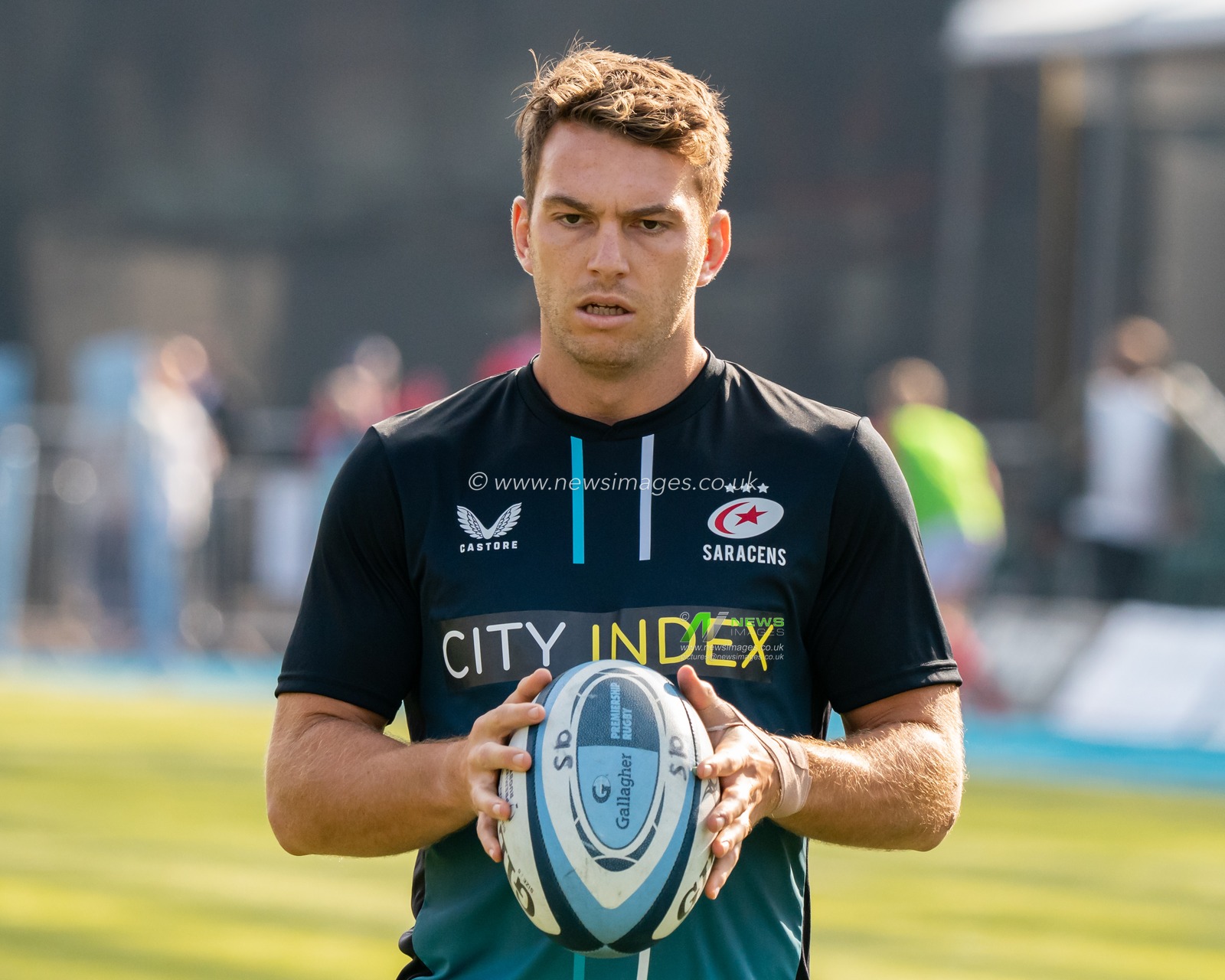 Alex Lewington #14 of Saracens