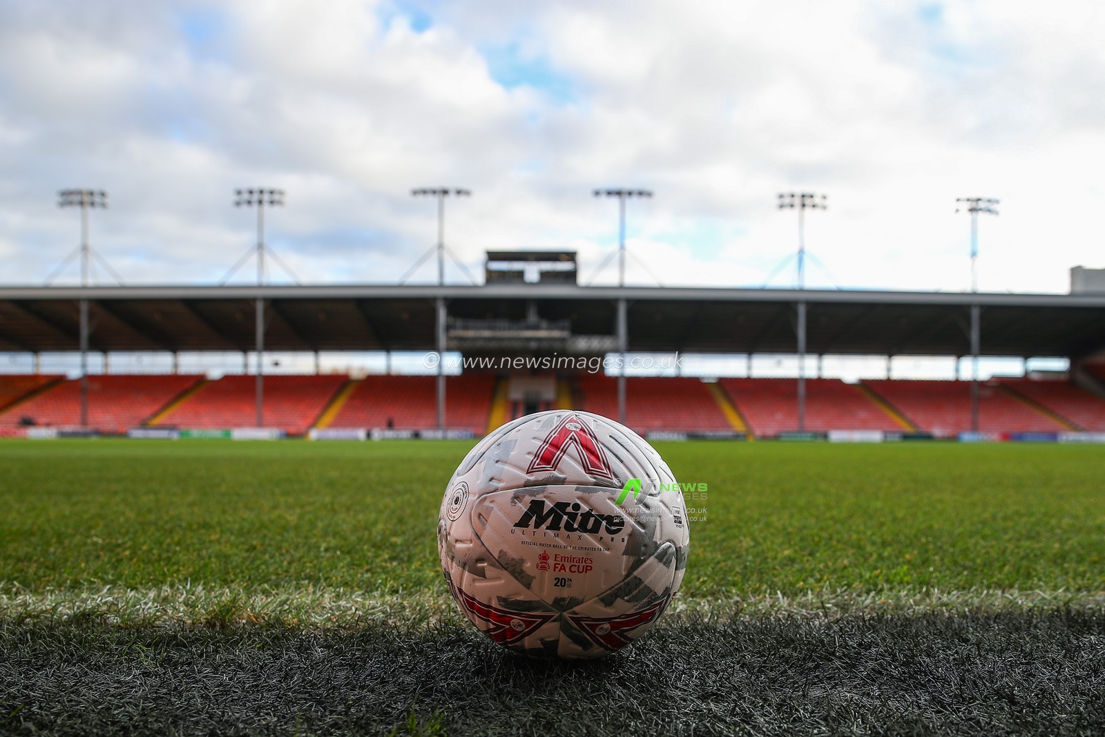 The Emirates FA Cup match ball ahead of the Emirates FA Cup 2nd Round match Blackpool vs Birmingham City at Bloomfield Road, Blackpool, United Kingdom, 1st December 2024

(Photo by Gareth Evans/News Images)
