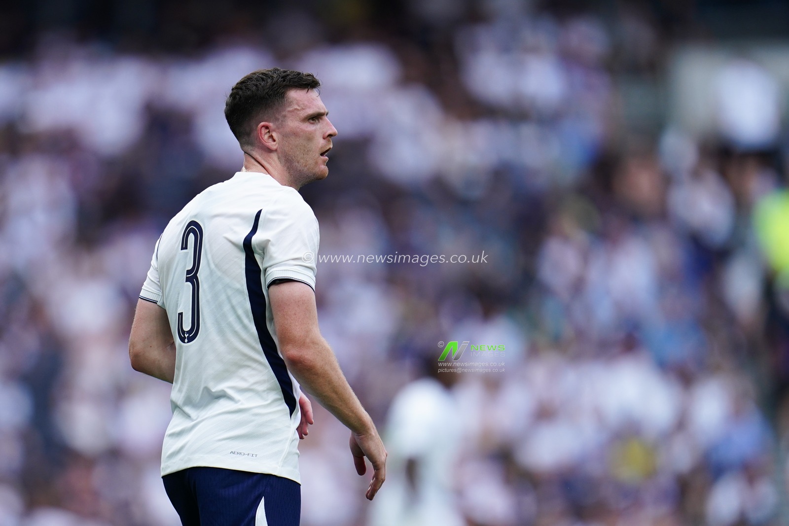 Andy Robertson of Tottenham Hotspur during the pre-season friendly match Tottenham Hotspur vs Hoffenheim at Tottenham Hotspur Stadium, London, United Kingdom on 15 August 2026

(Photo by Harvey Murphy/News Images)