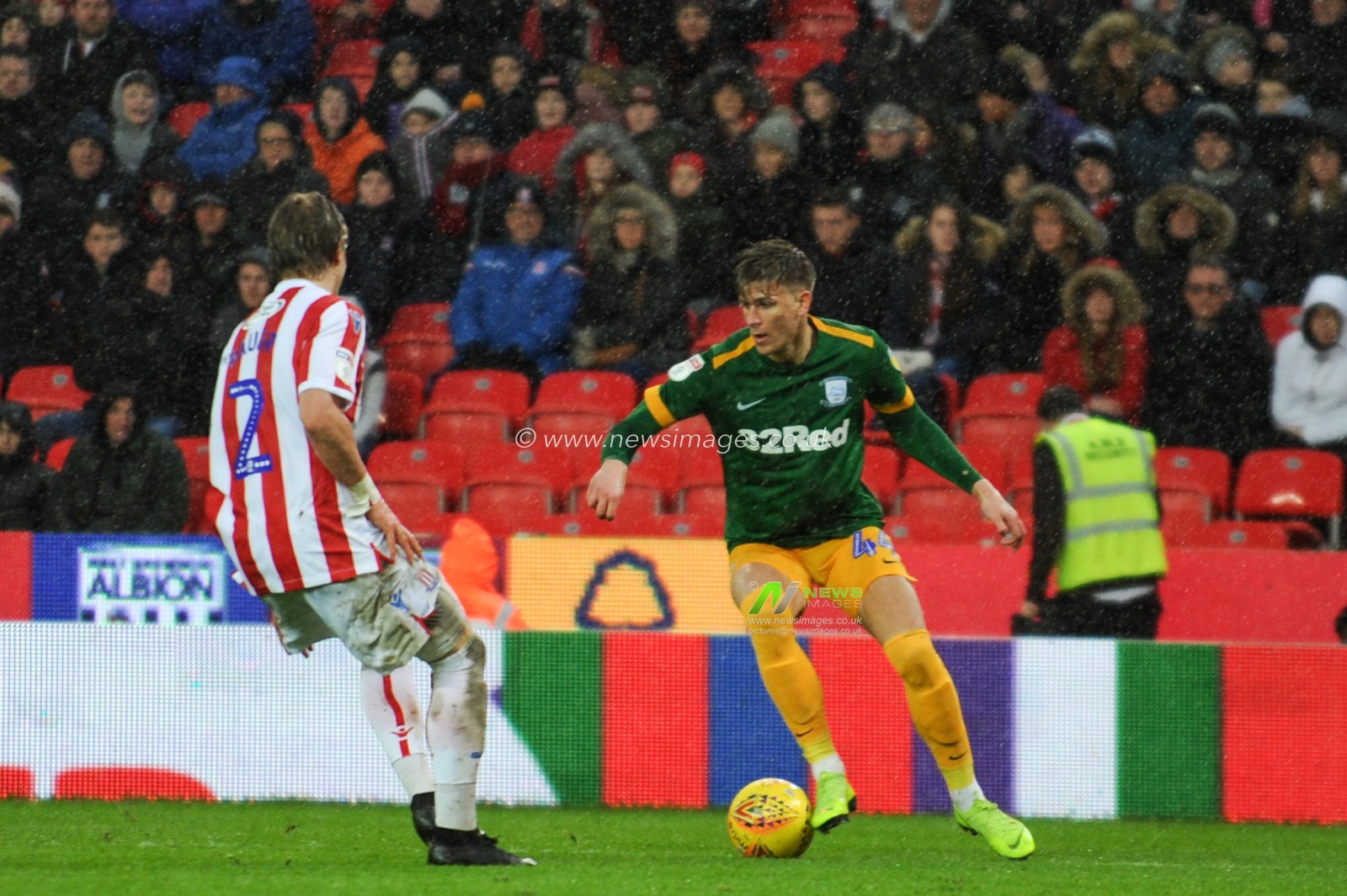 26th January 2019, Bet 365 Stadium, Stoke-on-Trent, England; Sky Bet Championship, Stoke City vs Preston North End ; Brad Potts (44) of Preston North End during the game at the Bet 365 Stadium.


Credit: Richard Long/News Images

English Football League images are subject to DataCo Licence