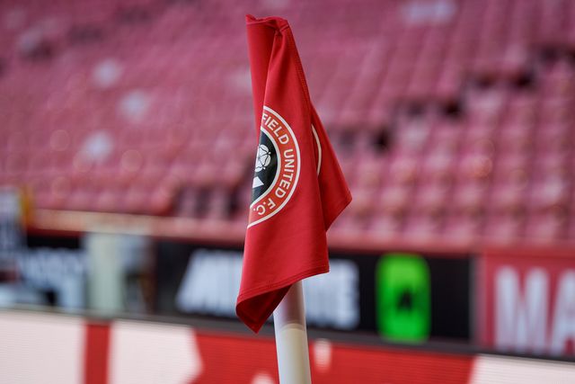 A general view of the corner flag during the Sky Bet Championship match Sheffield United vs Blackburn Rovers at Bramall Lane, Sheffield, United Kingdom on 22 April 2026

(Photo by Maynard Manyowa/News Images)