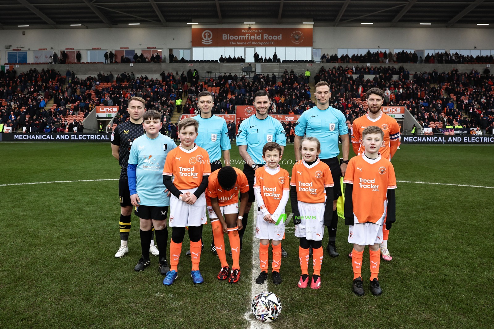 BLACKPOOL SPONSOR CLUB USE ONLY!!!  during the Sky Bet League 1 match Blackpool vs Mansfield Town at Bloomfield Road, Blackpool, United Kingdom, 15th February 2025

(Photo by Mark Cosgrove/News Images)