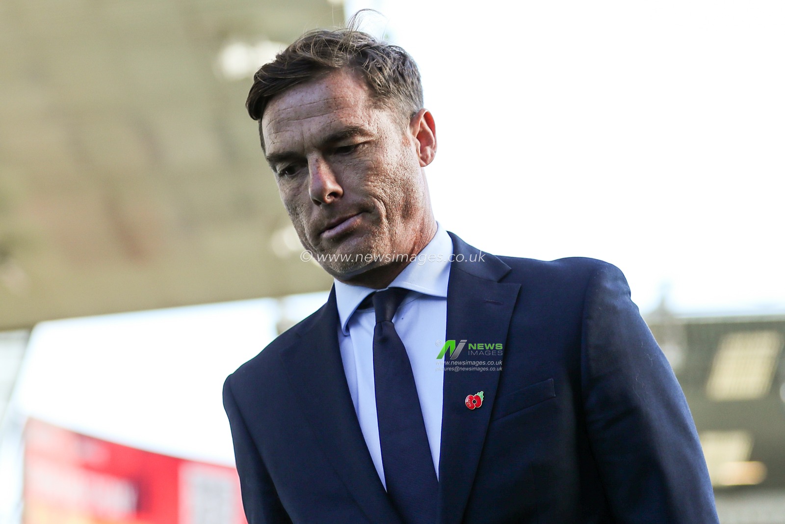 Scott Parker manager of Burnley arrives at stadium ahead of the Premier League match Burnley vs Arsenal at Turf Moor, Burnley, United Kingdom, 1st November 2025

(Photo by Jorge Horsted/News Images)

*** GER AUT SUI OUT ***
