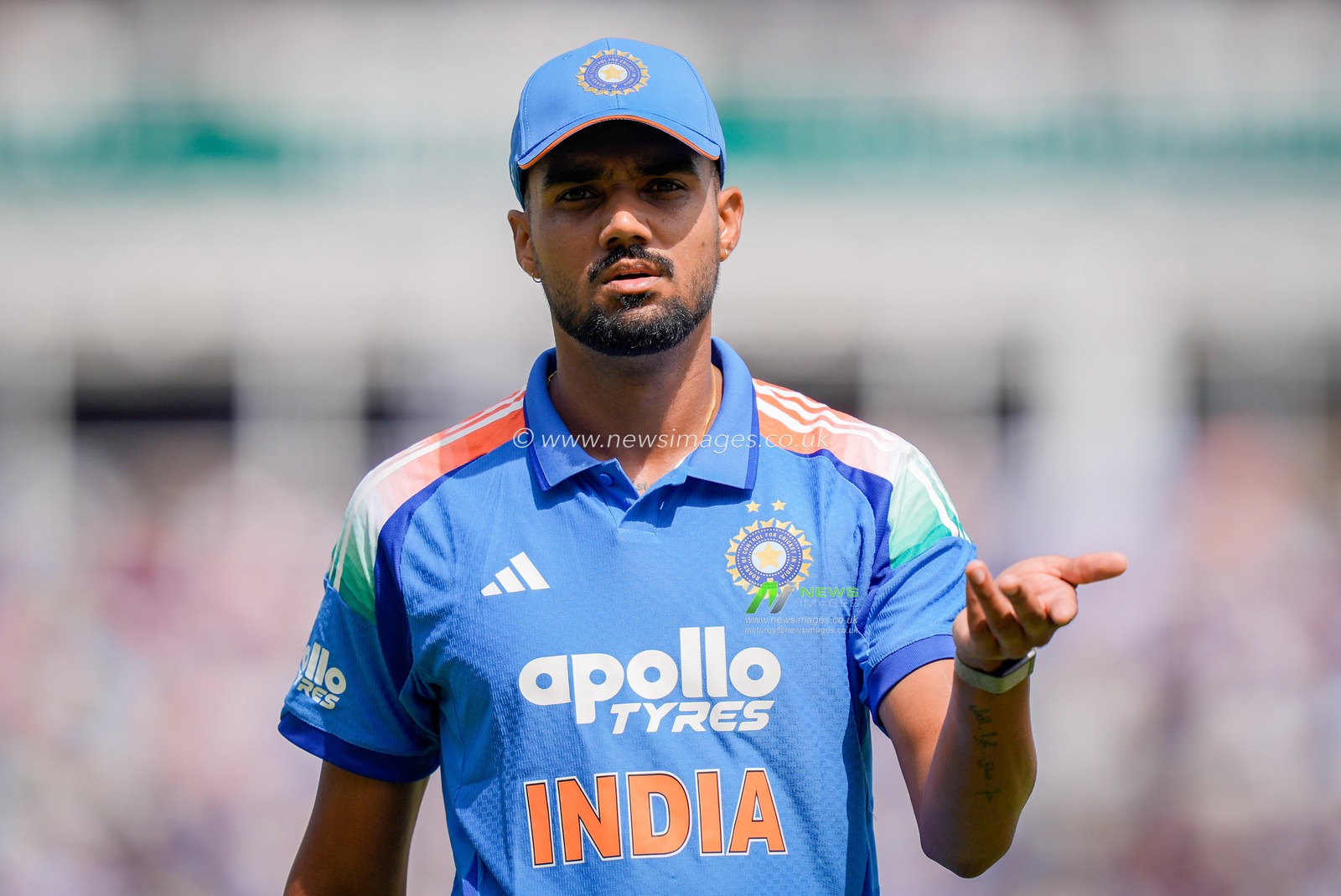 Gurnoor Brar of India during the 1st Metro Bank ODI match England vs India at Edgbaston, Birmingham, United Kingdom on 14 July 2026

(Photo by Maynard Manyowa/News Images)