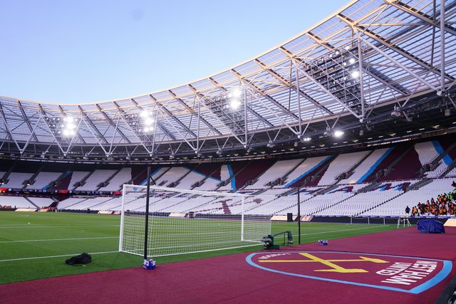 General view of the London Stadium ahead of the Premier League match West Ham United vs Manchester City at London Stadium, London, United Kingdom on 14 March 2026

(Photo by Harvey Murphy/News Images)