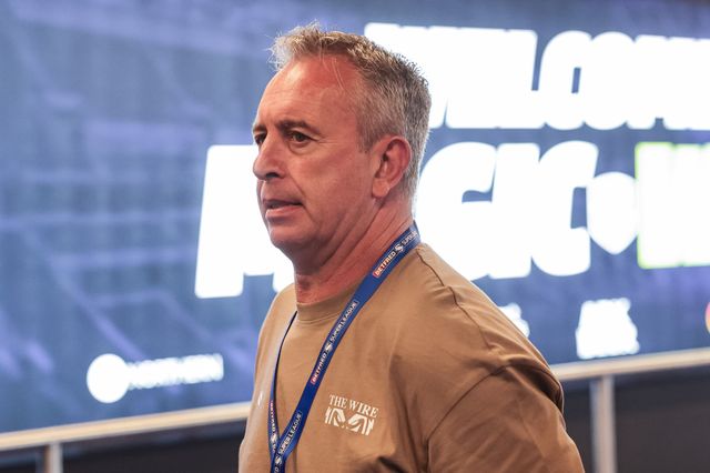 Steve McNamara Warrington Wolves first team coach arrives during the Betfred Super League Magic Weekend match Leigh Leopards vs Warrington Wolves at Hill Dickinson Stadium, Liverpool, United Kingdom on 04 July 2026

(Photo by Mark Cosgrove/News Images)