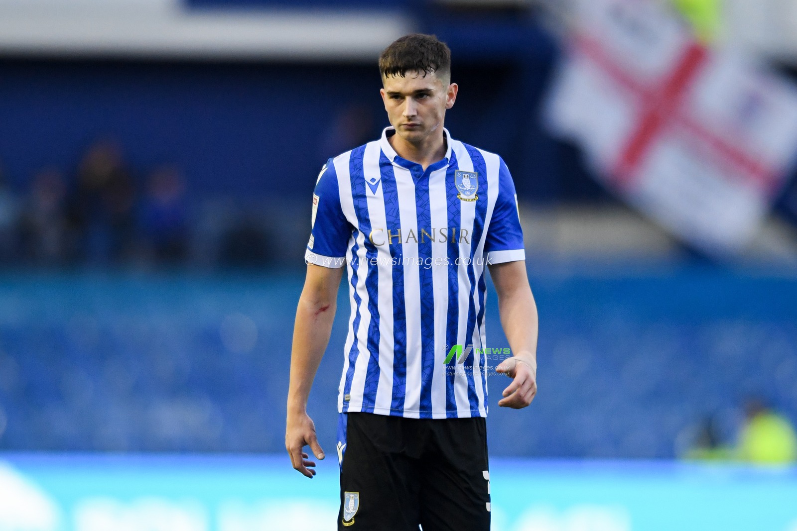 Jordan Storey #38 of Sheffield Wednesday in action during the game