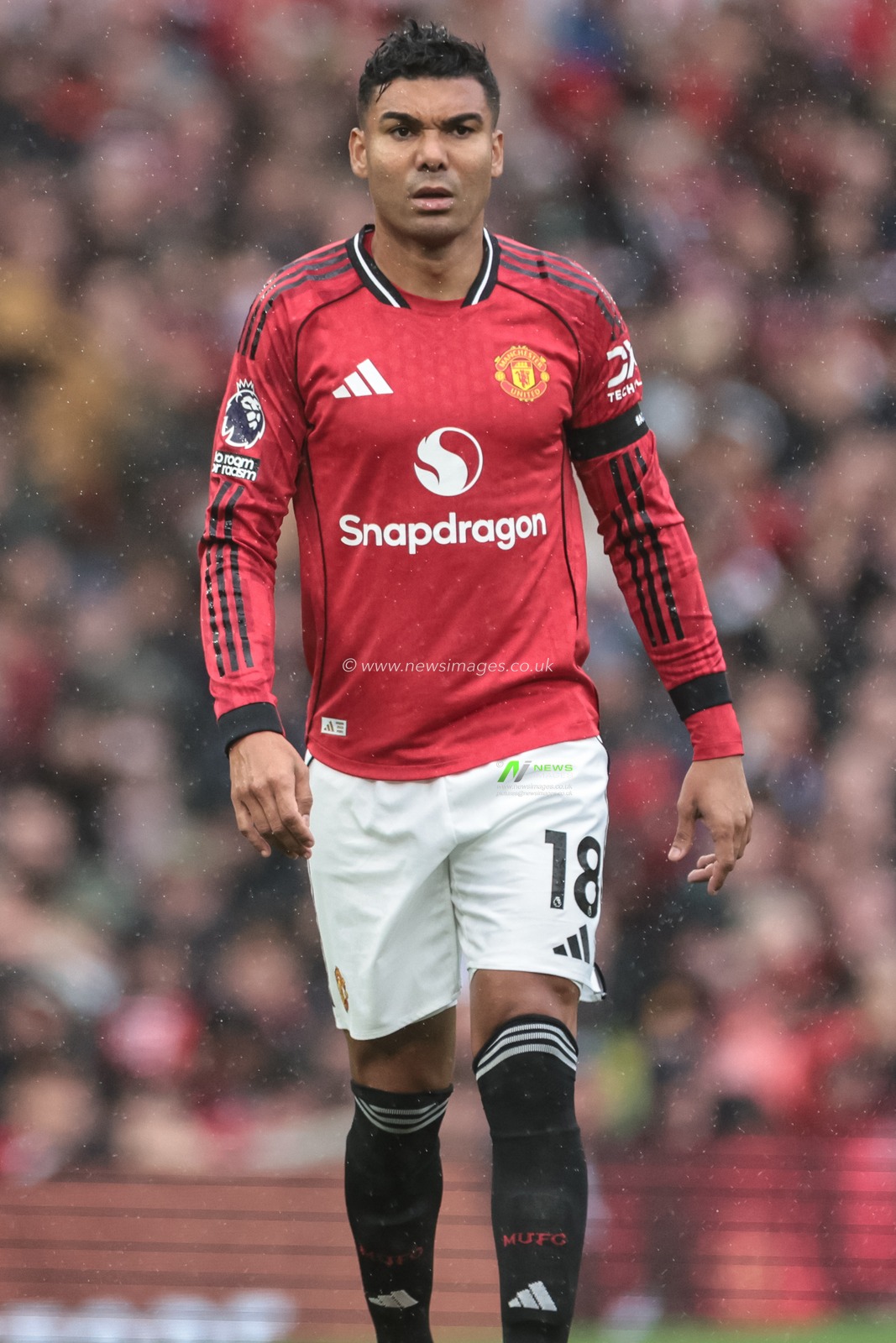 Casemiro of Manchester United during the Premier League match Manchester United vs Sunderland at Old Trafford, Manchester, United Kingdom, 4th October 2025

(Photo by Mark Cosgrove/News Images)