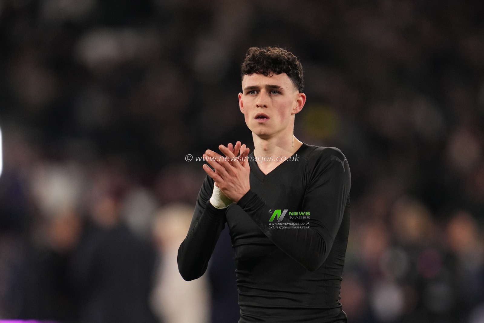 Phil Foden of Manchester City at full time during the Premier League match West Ham United vs Manchester City at London Stadium, London, United Kingdom on 14 March 2026

(Photo by Harvey Murphy/News Images)