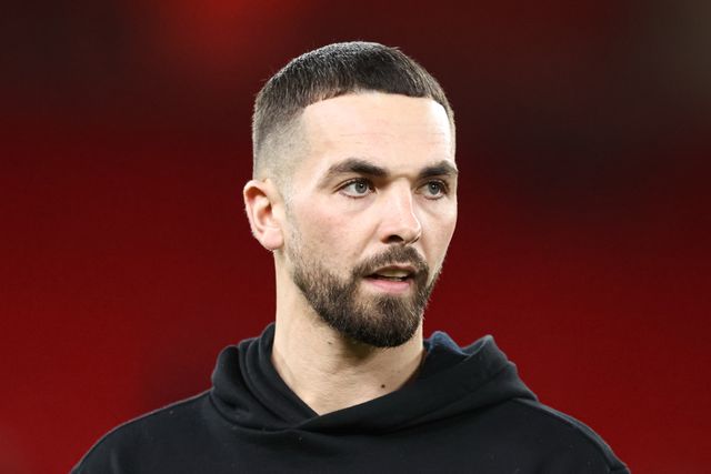 Adam Phillips of Barnsley inspects the pitch prior to kick off for the Emirates FA Cup Third Round match Liverpool vs Barnsley at Anfield, Liverpool, United Kingdom, 12th January 2026

(Photo by Alfie Cosgrove/News Images)