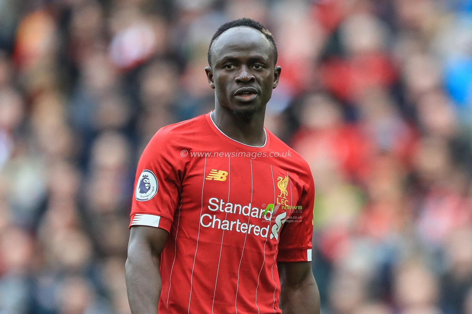 7th March 2020, Anfield, Liverpool, England; Premier League, Liverpool v Bournemouth : Sadio Mane (10) of Liverpool during the game