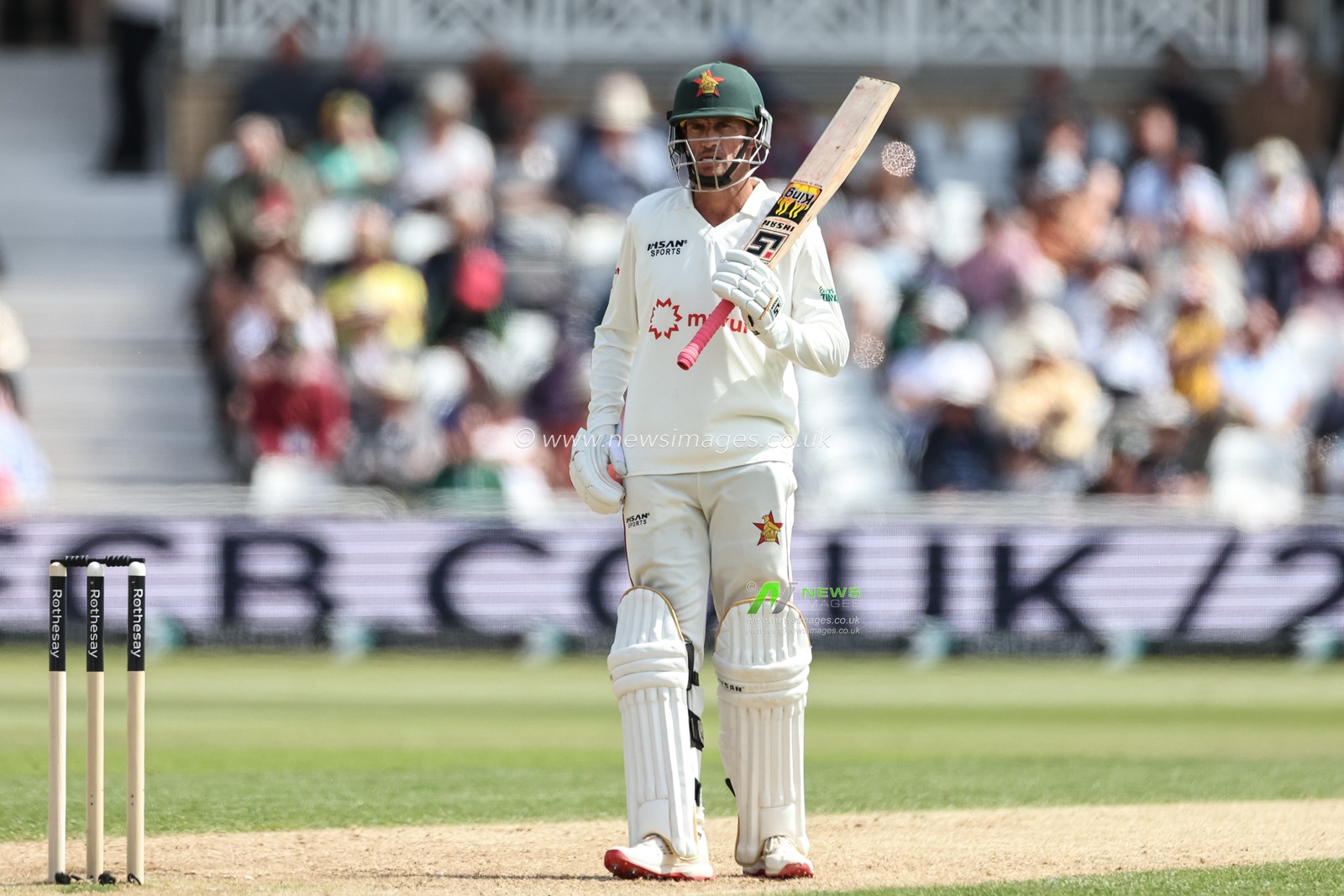 Sean Williams of Zimbabwe during the Rothesay Test Match Day 2 England vs Zimbabwe at Trent Bridge, Nottingham, United Kingdom, 23rd May 2025

(Photo by Mark Cosgrove/News Images)