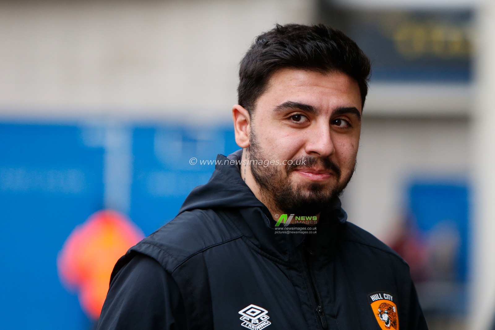 Ozan Tufan #7 of Hull City arrives for the Sky Bet Championship match Hull City vs Huddersfield Town at MKM Stadium, Hull, United Kingdom, 14th January 2023

(Photo by Ben Early/News Images)