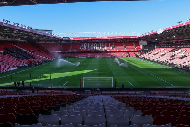 A general view of Bramall Lane  ahead of the Sky Bet Championship match Sheffield United vs Sheffield Wednesday at Bramall Lane, Sheffield, United Kingdom on 22 February 2026

(Photo by Richard Bierton/News Images)