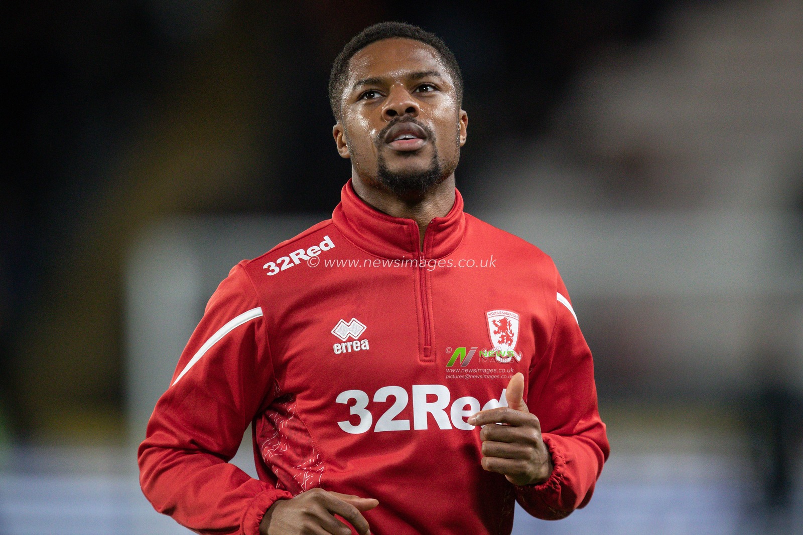 Chuba Akpom #29 of Middlesbrough during the pre match warm up ahead of the Sky Bet Championship match Hull City vs Middlesbrough at MKM Stadium, Hull, United Kingdom, 1st November 2022

(Photo by James Heaton/News Images)