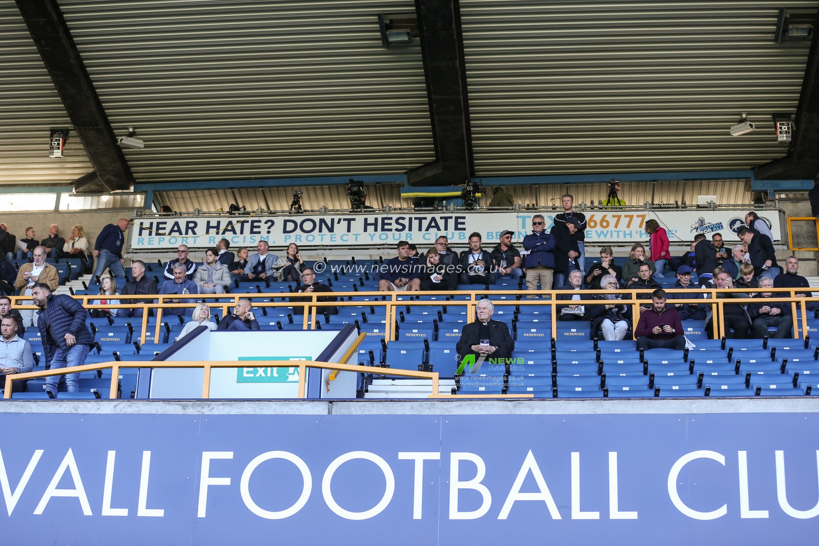 A view of the directors box during the Sky Bet Championship match Millwall vs Middlesbrough at The Den, London, United Kingdom, 8th October 2022

(Photo by Arron Gent/News Images)