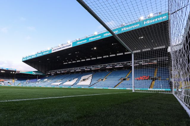 A general view of Elland Road from the goalmouth during the Premier League match Leeds United vs Arsenal at Elland Road, Leeds, United Kingdom, 31st January 2026

(Photo by Mark Cosgrove/News Images)