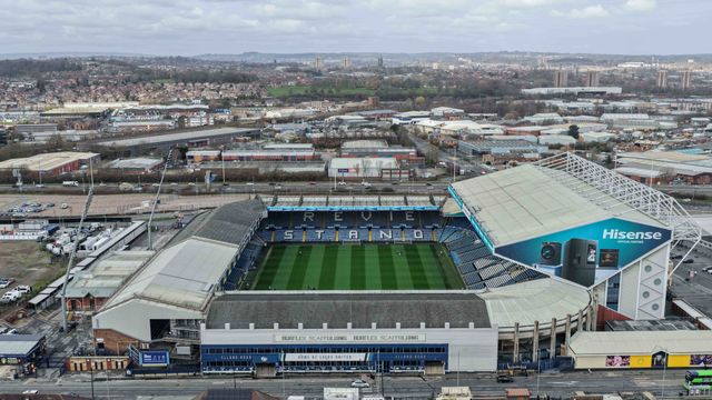 An aerial view of Elland Road during the Premier League match Leeds United vs Manchester City at Elland Road, Leeds, United Kingdom on 28 February 2026

(Photo by Mark Cosgrove/News Images)