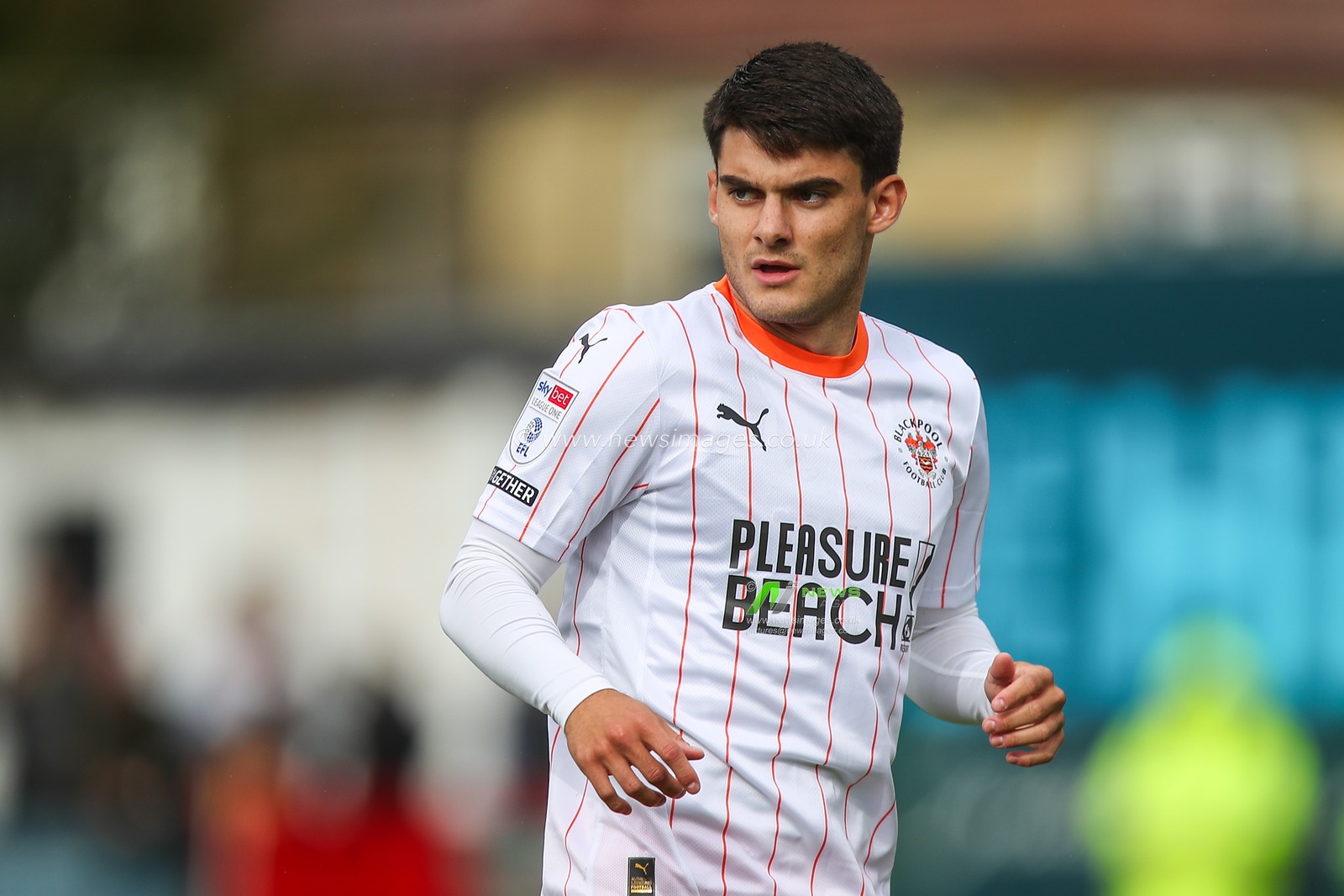 Rob Apter of Blackpool during the Sky Bet League 1 match Cambridge United vs Blackpool at Abbey Stadium, Cambridge, United Kingdom, 24th August 2024

(Photo by Gareth Evans/News Images)