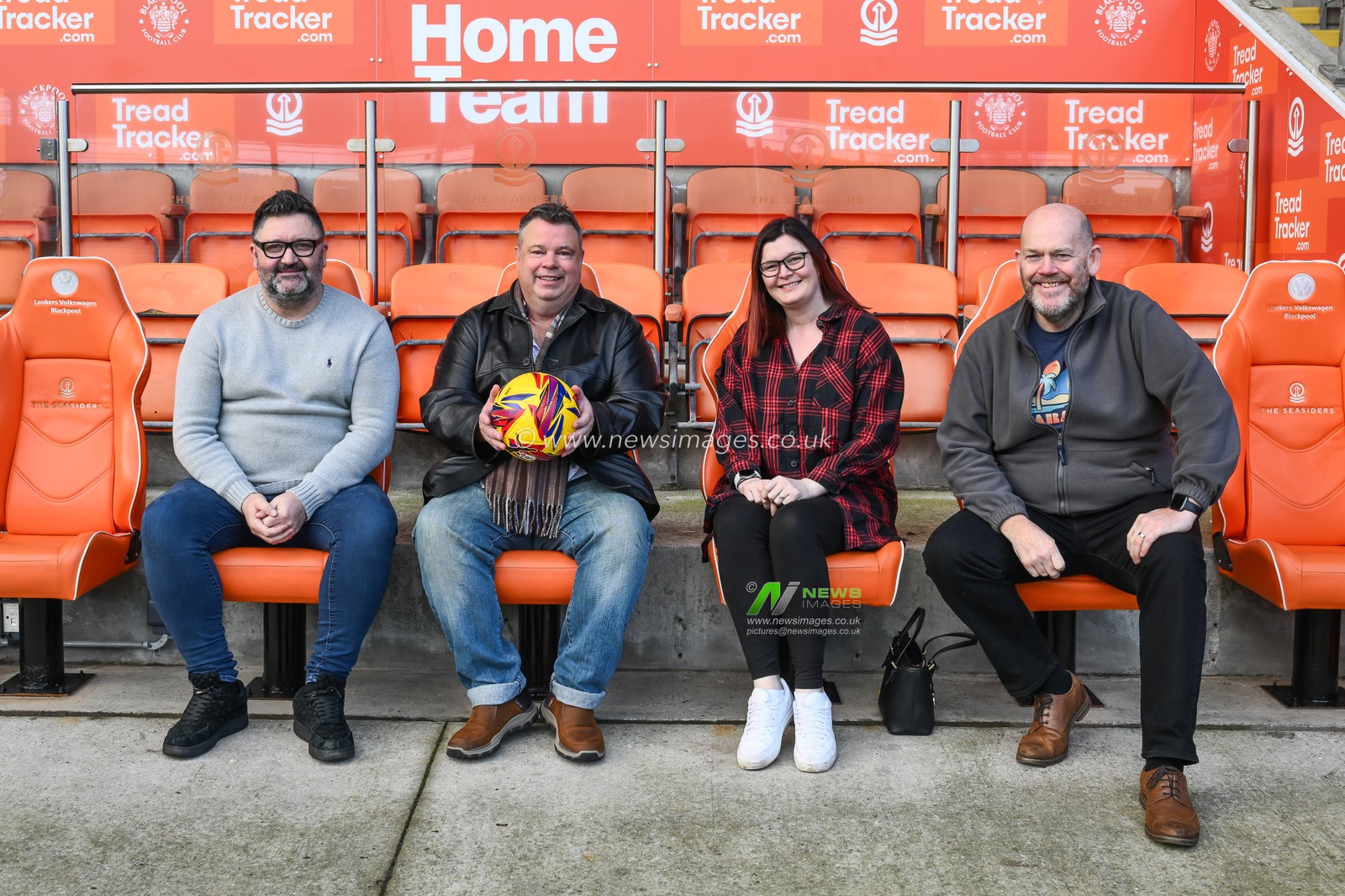 Sponsors in the home dugout ahead of the Sky Bet League 1 match Blackpool vs Shrewsbury Town at Bloomfield Road, Blackpool, United Kingdom, 1st January 2025

(Photo by Craig Thomas/News Images)