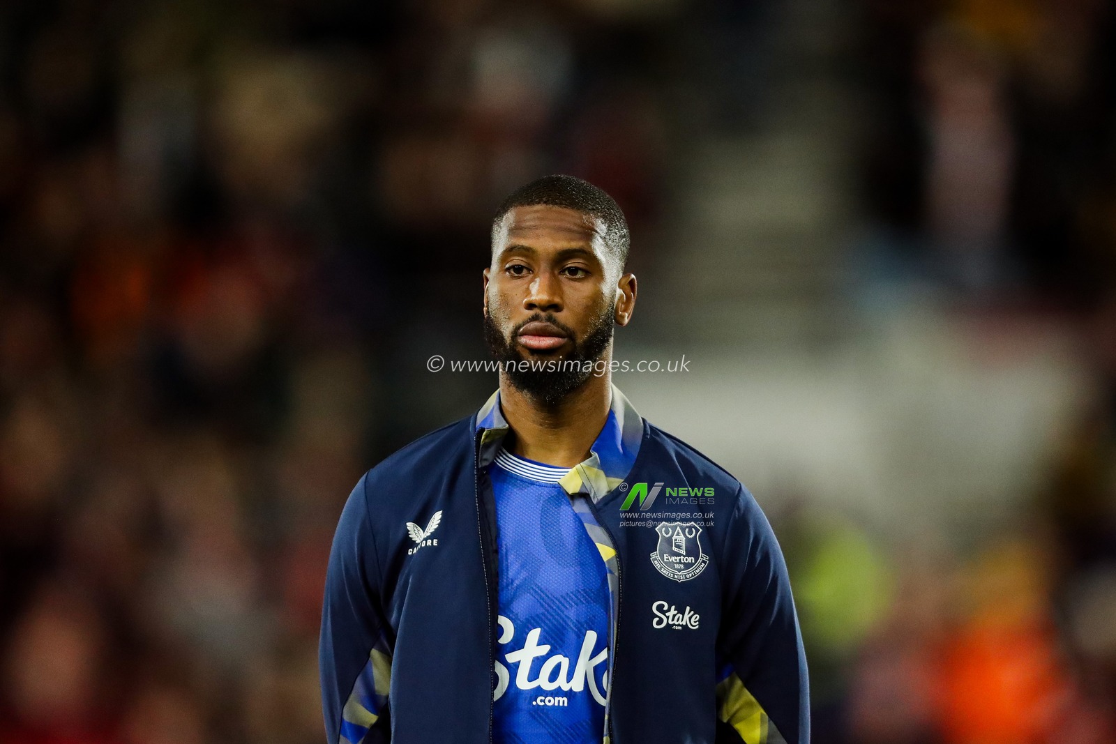 Beto of Everton lines up prior to the Premier League match Brentford vs Everton at The Gtech Community Stadium, London, United Kingdom, 26th February 2025

(Photo by Izzy Poles/News Images)