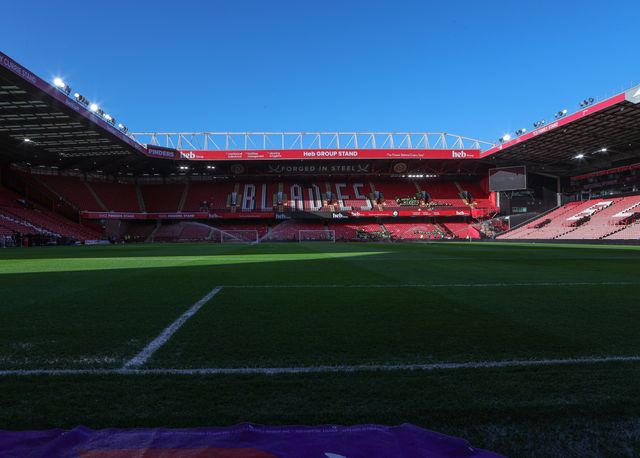 A general view of Bramall Lane  ahead of the Sky Bet Championship match Sheffield United vs Sheffield Wednesday at Bramall Lane, Sheffield, United Kingdom on 22 February 2026

(Photo by Richard Bierton/News Images)